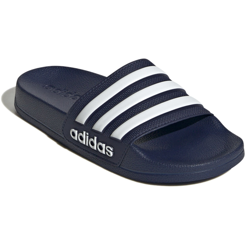 Køb adidas Originals Dark Blue/Ftwr White/Dark Blue Adilette Shower K Klipklapper