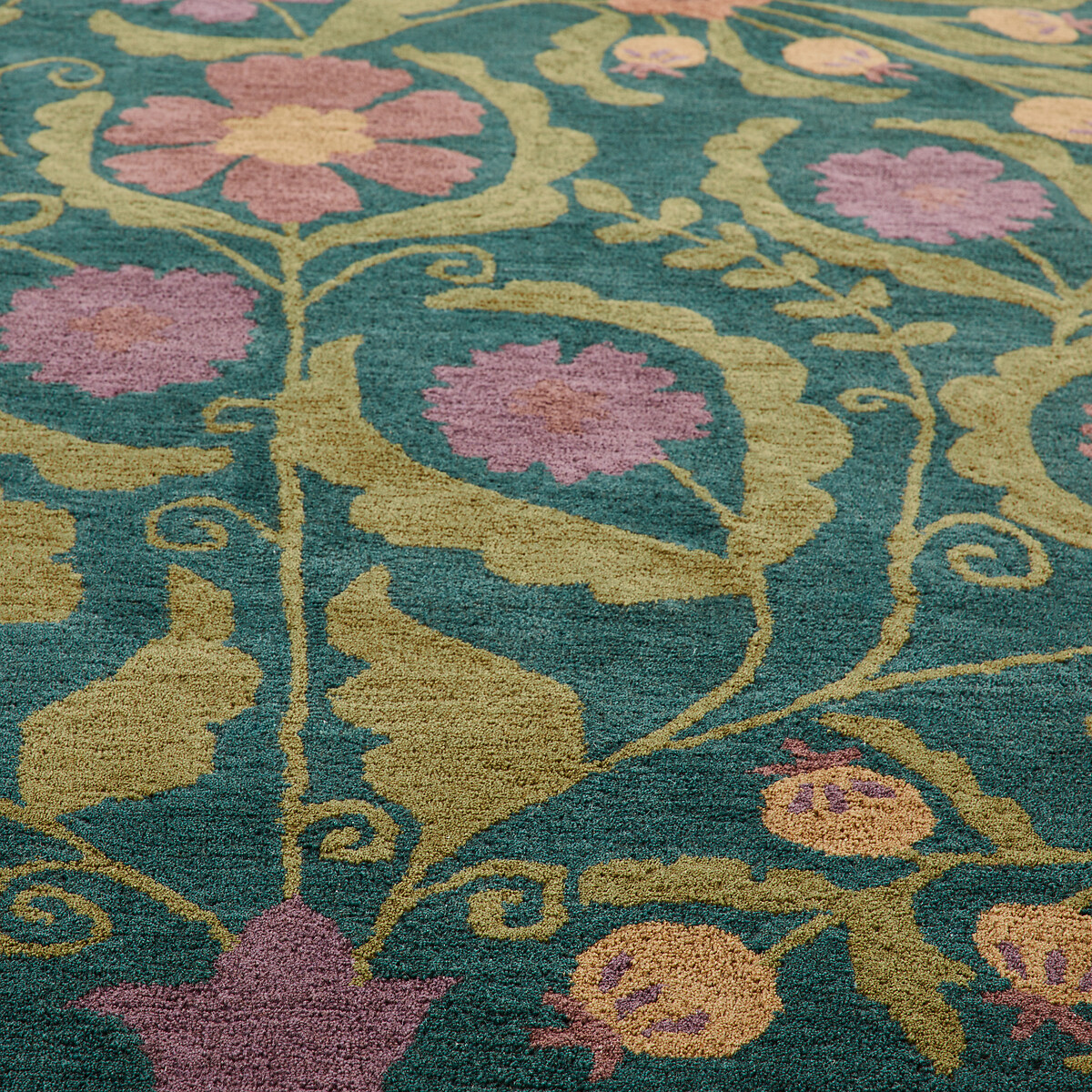 LA REDOUTE INTERIEURS<br>Tapete de lã com motivos florais, Antonia