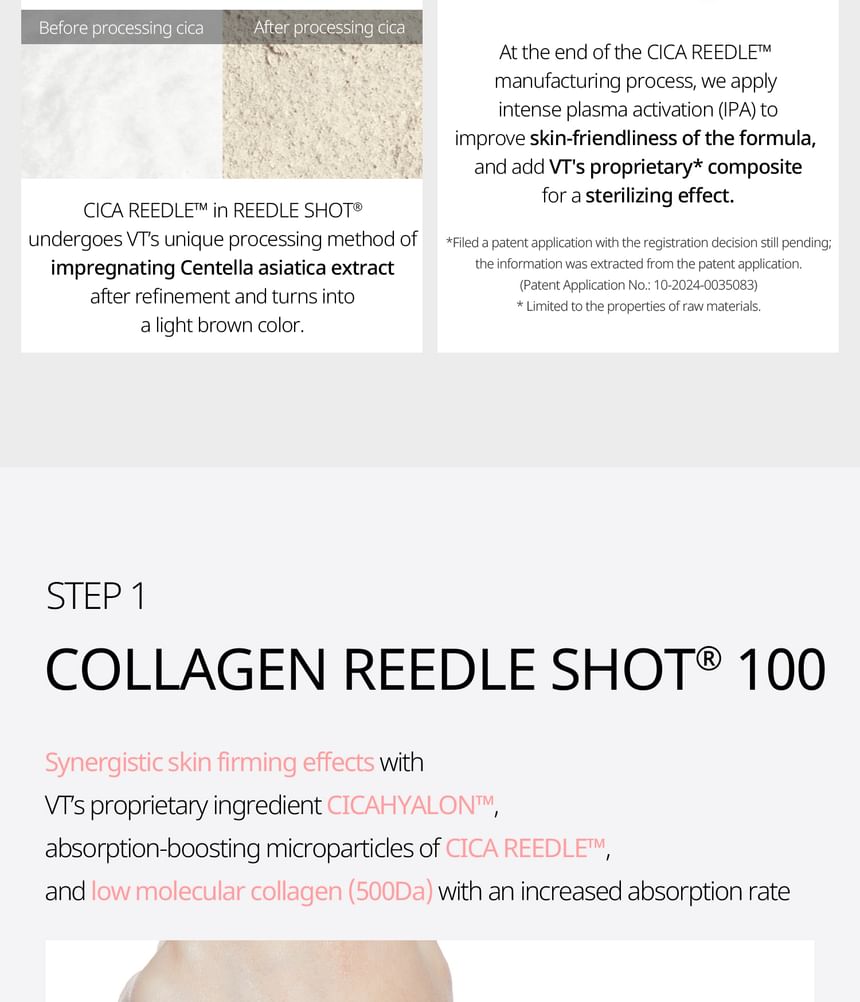 VT - Collageen Reedle Shot 100 2Step Hydrogel Masker