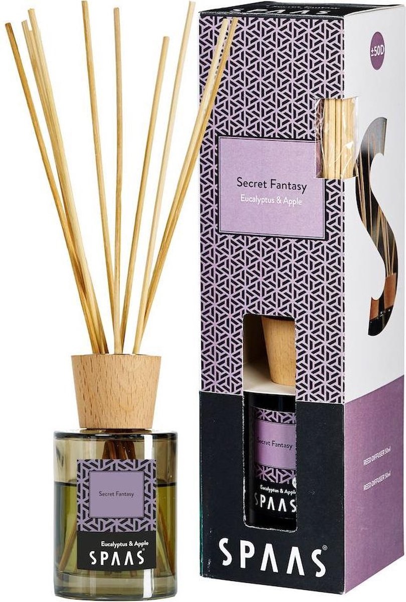Spaas Geurstokjes Secret Fantasy Eucalyptus & Appel (80 ml)