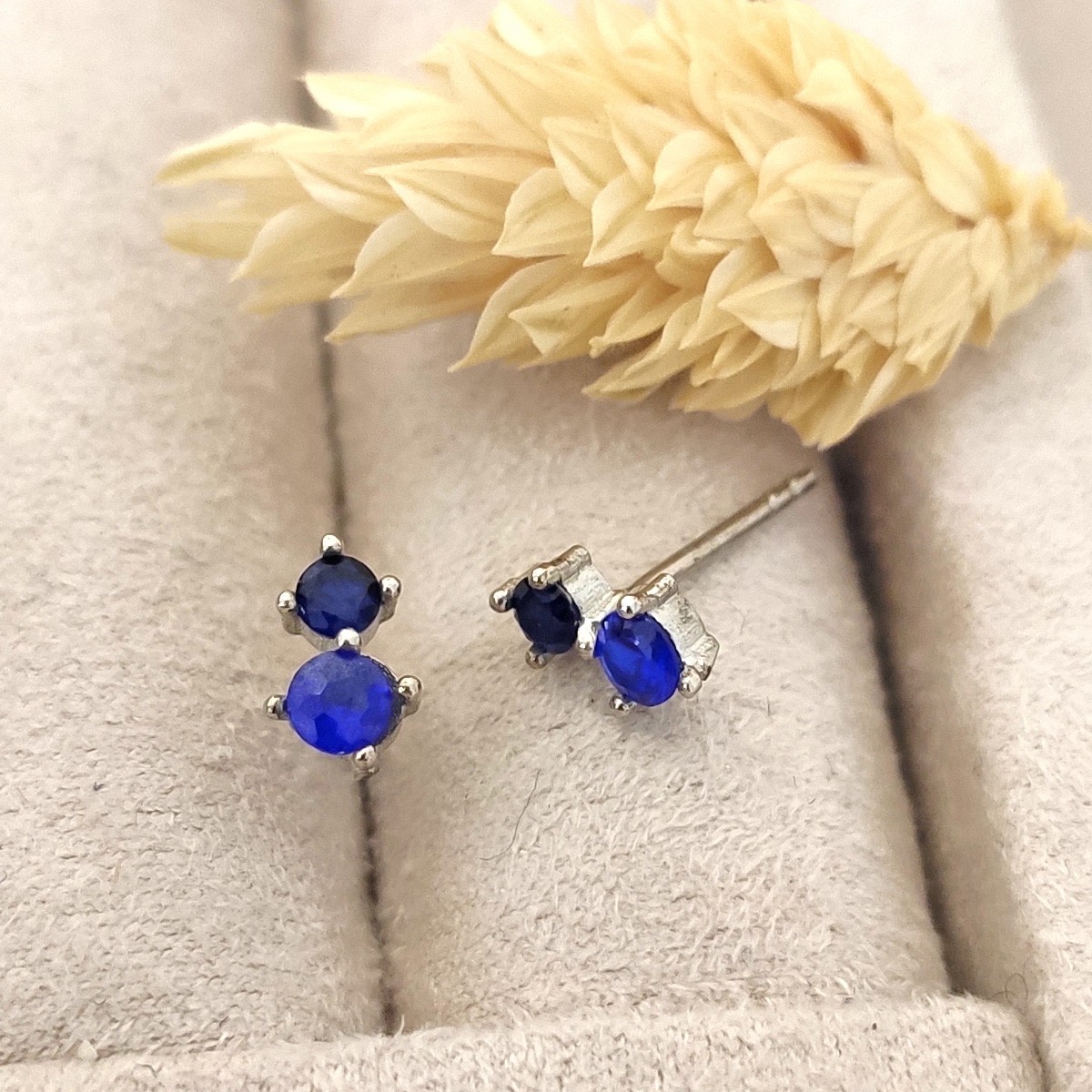 Boucles d'oreilles - Argent 925/000 & zircons