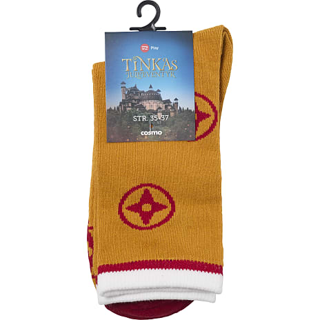 Tinka børne strømper str. 31-34 - gul