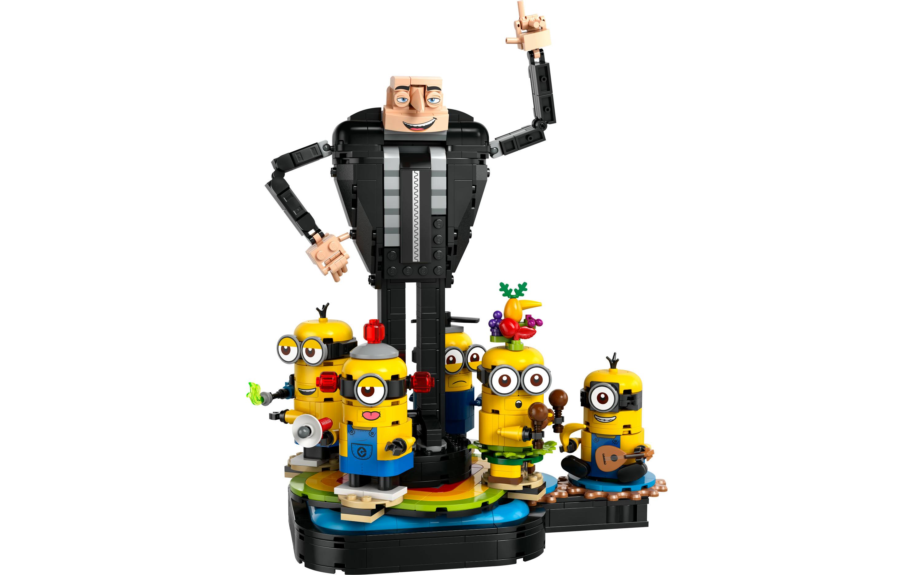 Despicable Me 4 Gru und die Minions 75582Bau- und Spielset mit Filmfiguren