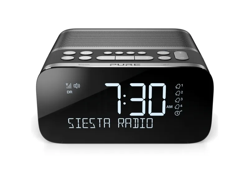 Pure Siesta S6 - Clock-radio - intet operativt system - grafit