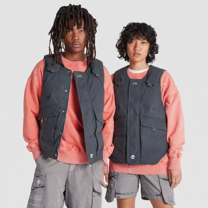 Gilet isolant Future73 Timberland x A-COLD-WALL* unisexe en gris foncé