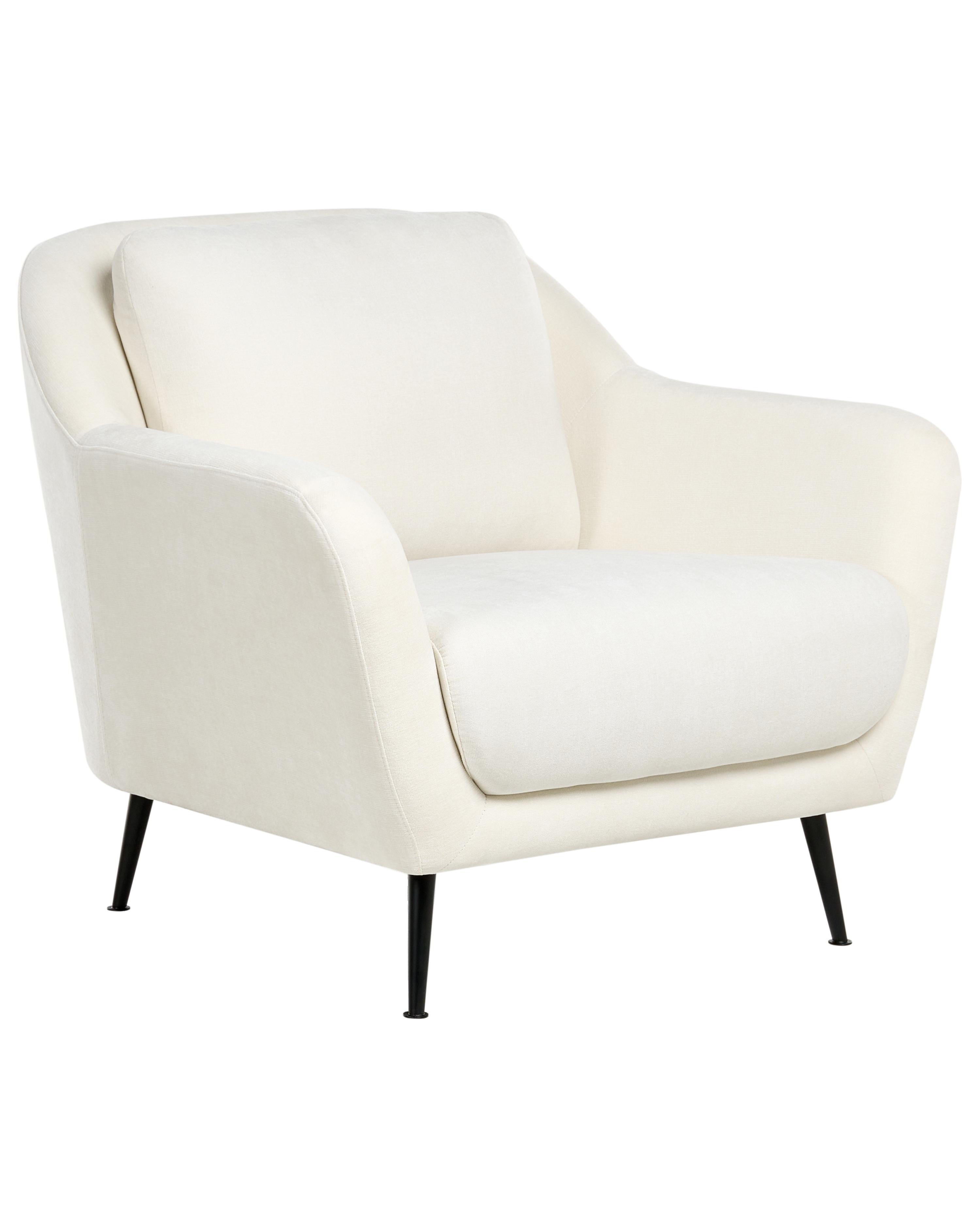 Fauteuil EIBY Chenille Wit