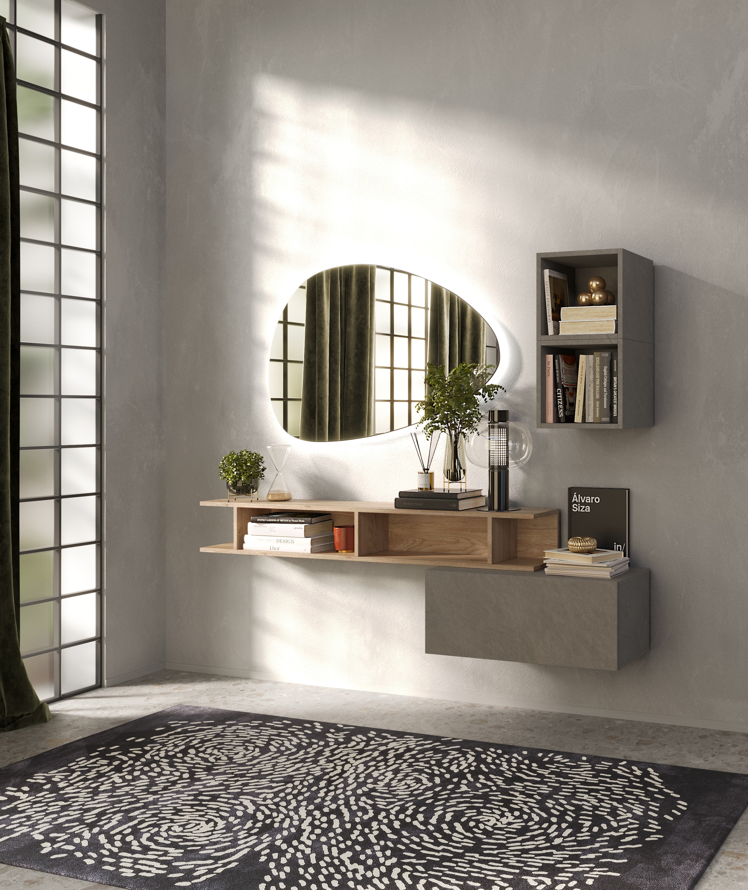 INOSIGN Garderoben-Set »Infinity, 4tlg. Breite 150 cm, Höhe variabel, moderne Garderobe« Spar-Set, 4 Stk. tlg.