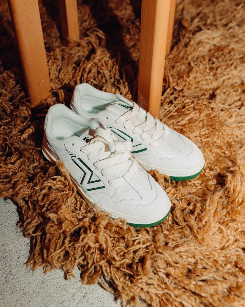 Vans Upland Wit/Groen Herensneakers