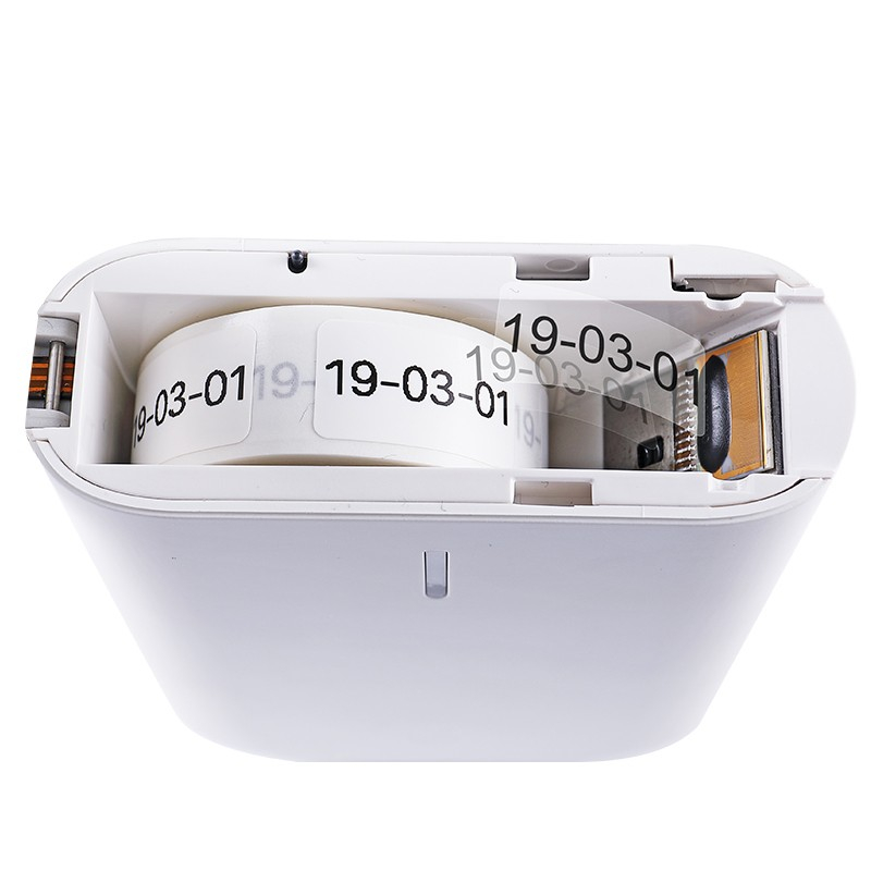 Mini Beschriftungsgerät Bluetooth Etiketten Drucker Maschine D11 Label Maker (iOS/Android) - Weiss