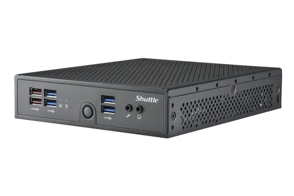 Shuttle XPC slim DS50U5 - Barebone - Slim-PC 1 x Core i5 1335U / op til 4.6 GHz - RAM 0 GB - UHD Graphics - Gigabit Ethernet, 2.5 Gigabit Ethernet - sort