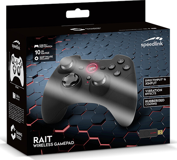 Speedlink - Gamepad Wireless - Controller Til Pc/PS3/Switch