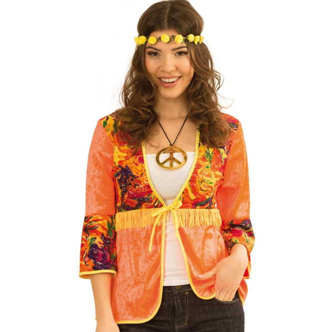 Kostüm - Hippie - für Erwachsene - 1 Stück - verschiedene Größen