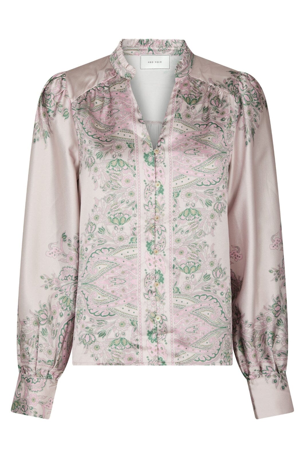 Neo Noir Massima Paisley Border Blouse 160960