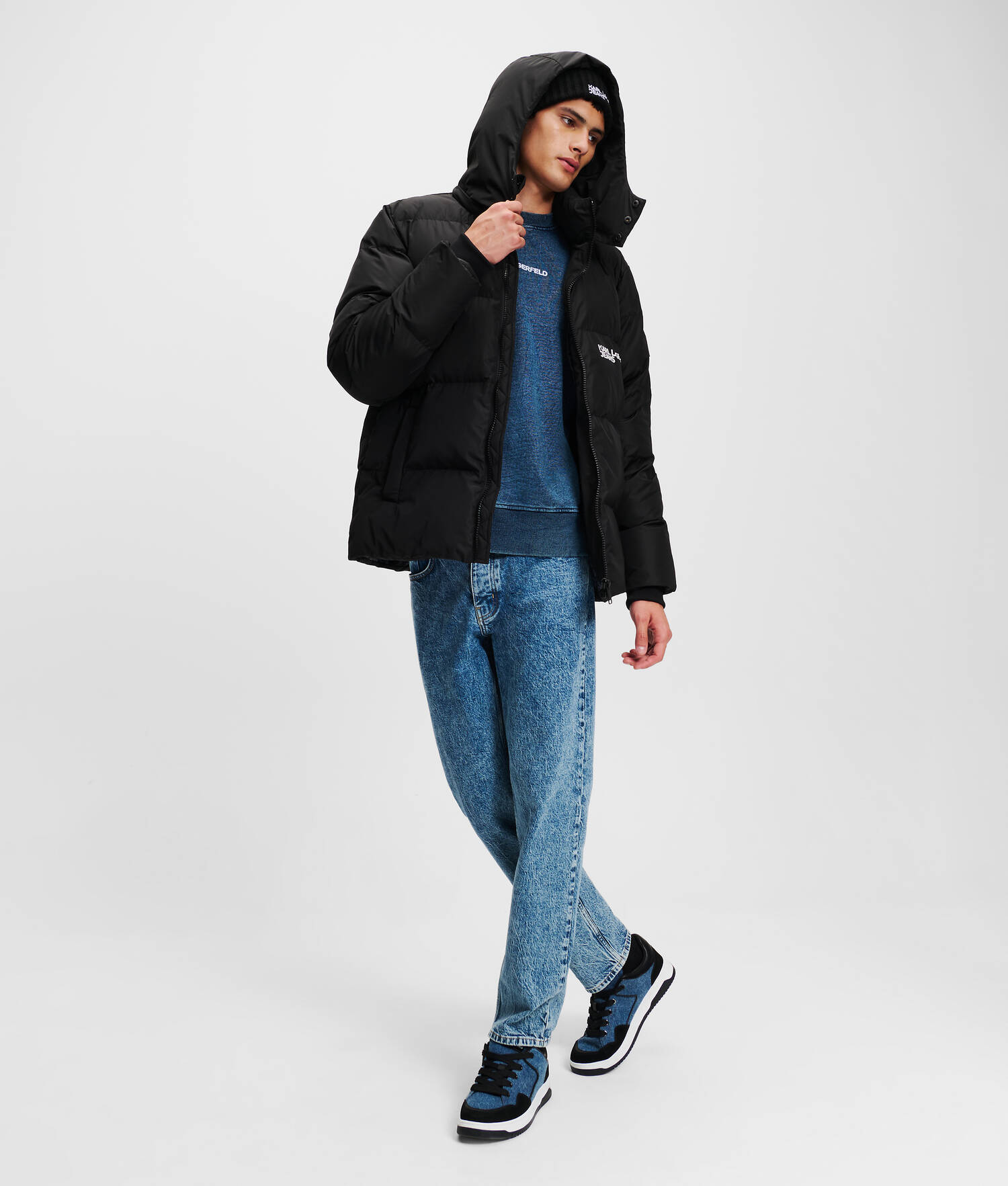 VESTE MATELASSÉE À CAPUCHE KLJ