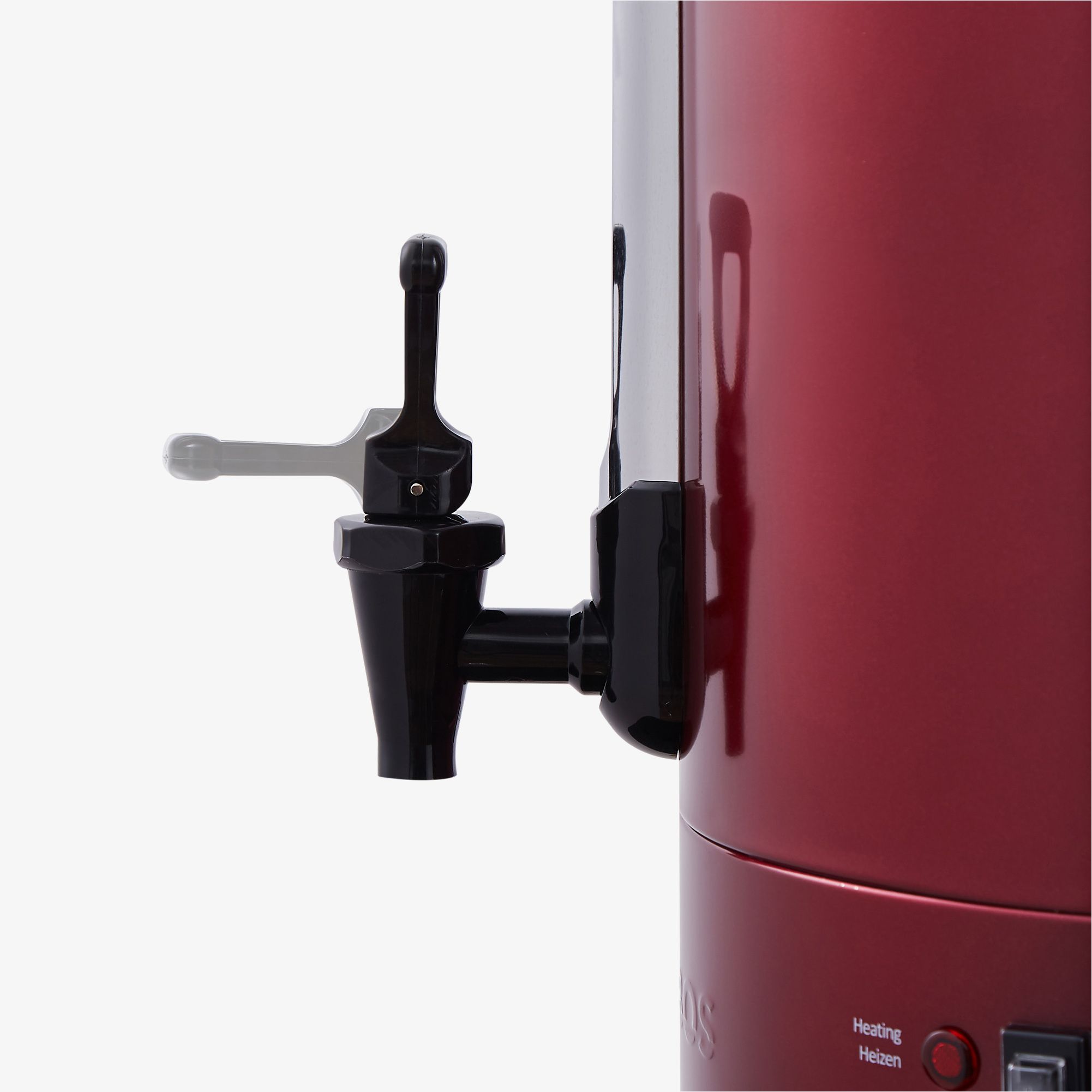 Glühweinkocher 6,8 L Rot