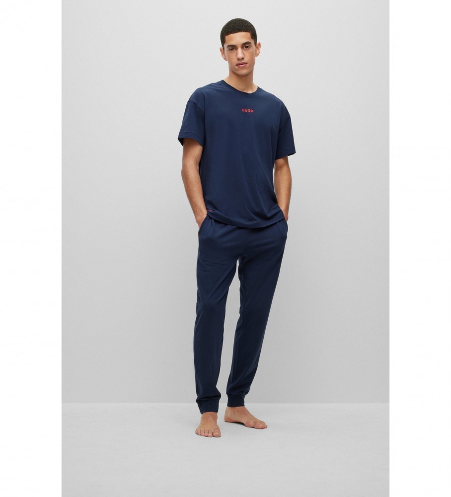 Camiseta HUGO Linked Navy