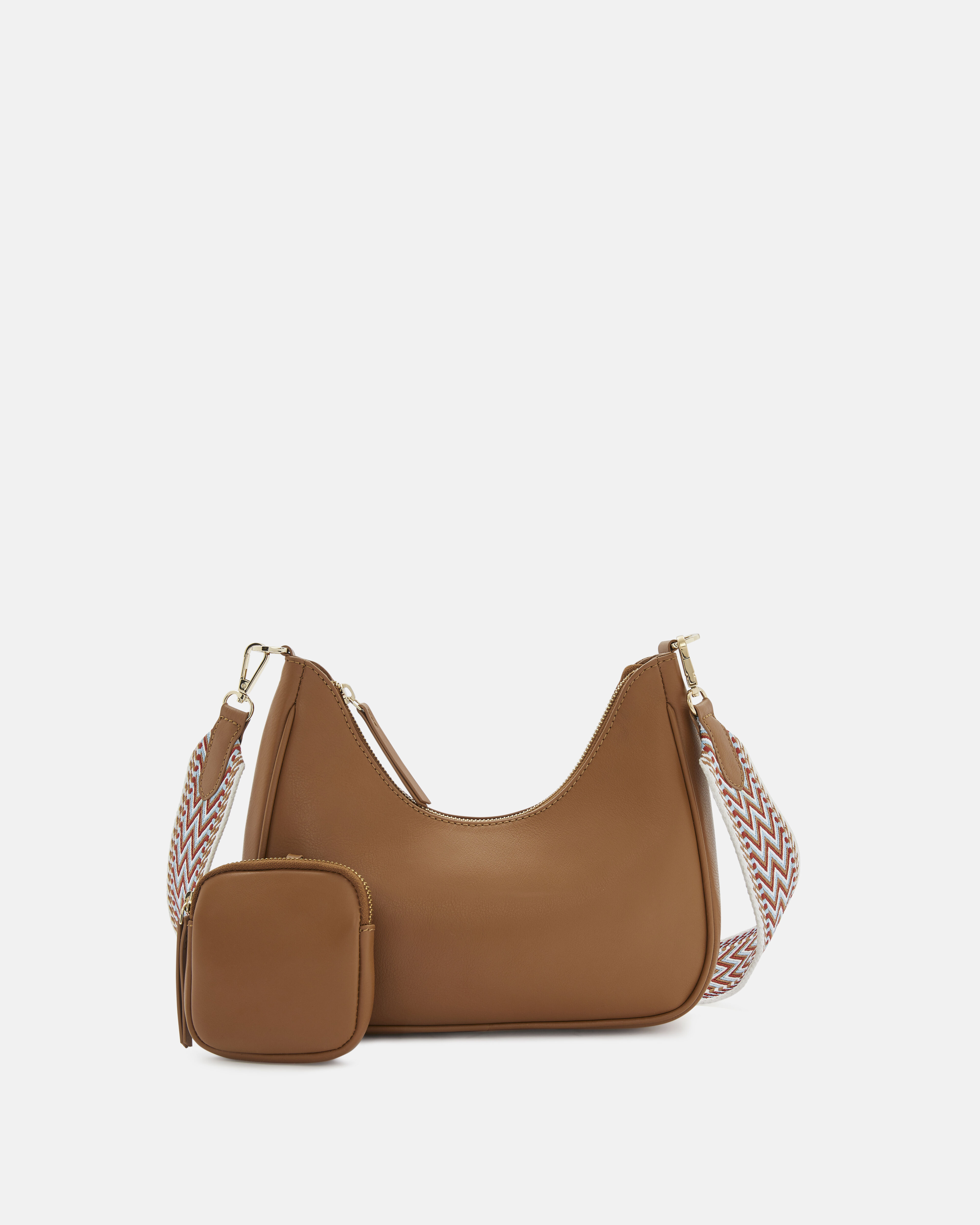 PORTE EPAULE ARIANNE Cognac