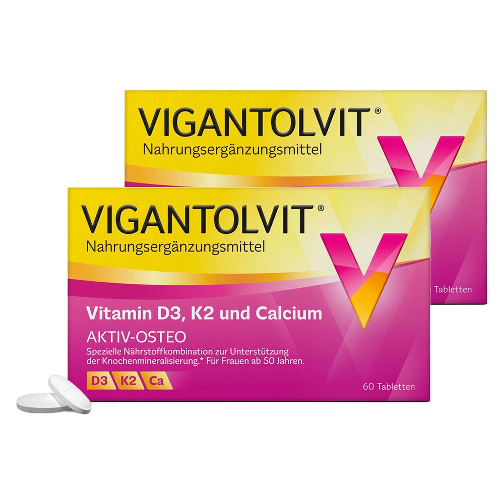VIGANTOLVIT® Vitamin D3, K2 und Calcium -Jetzt 10% Rabatt mit dem Code vigantolvit10 sparen*