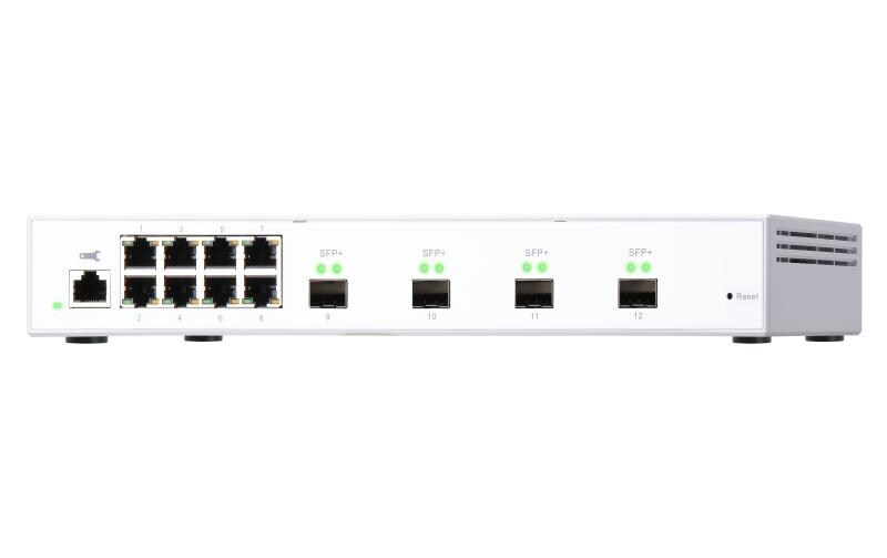 SFP+ Switch QSW-M408S 12 Port<br>QNAP QSW-M408S, Switch 8-Port 10GbE