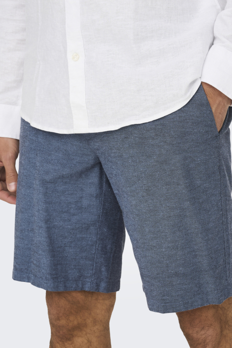 Only & Sons blauwe heren korte broek
