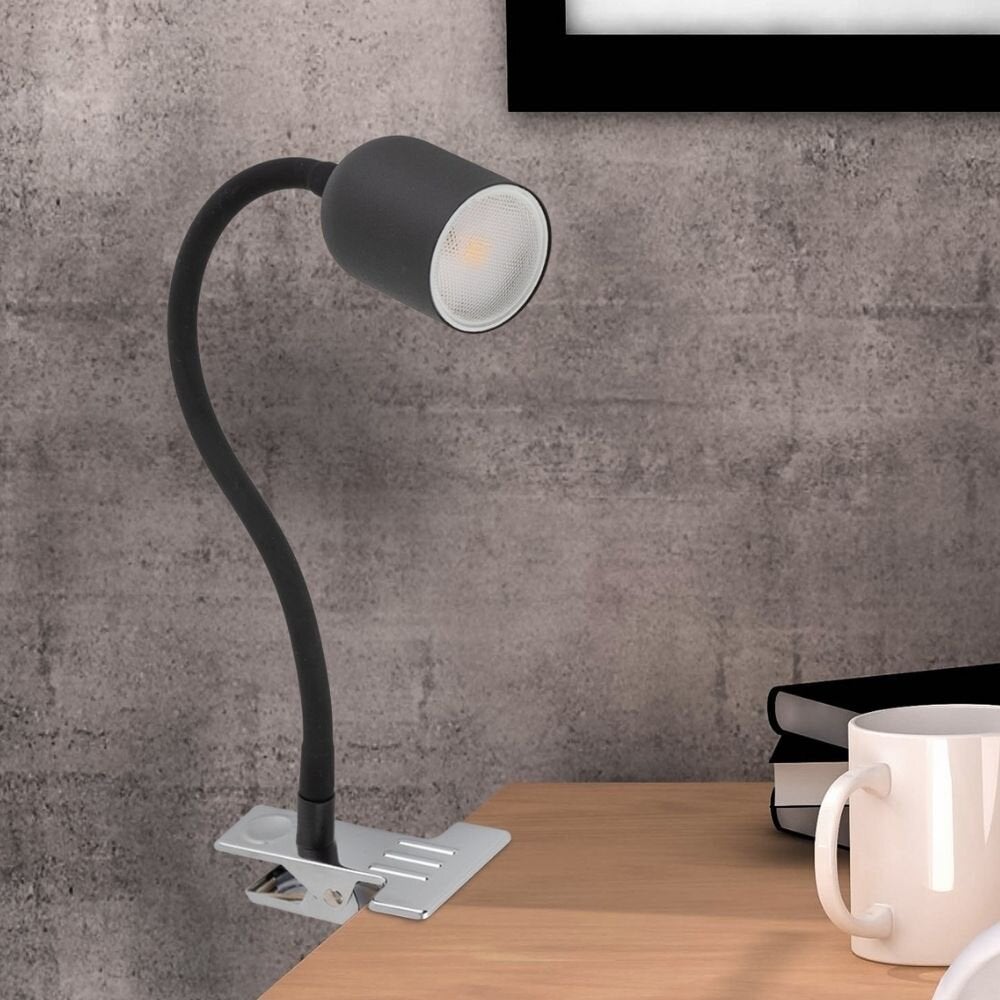 famlights | Jonah klemlamp in zwart GU10