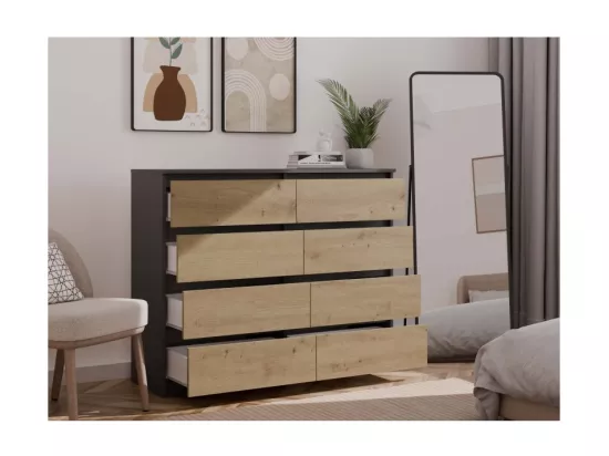 Commode Malwa M8/140 ANTHRACITE ARTISAN