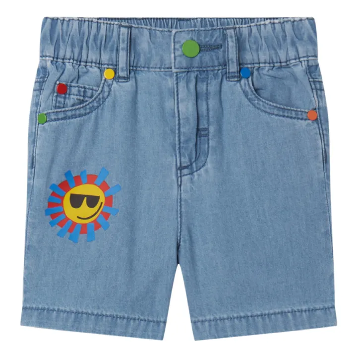 Stella McCartney Kids Short en Jean Baby Soleil | Bleu