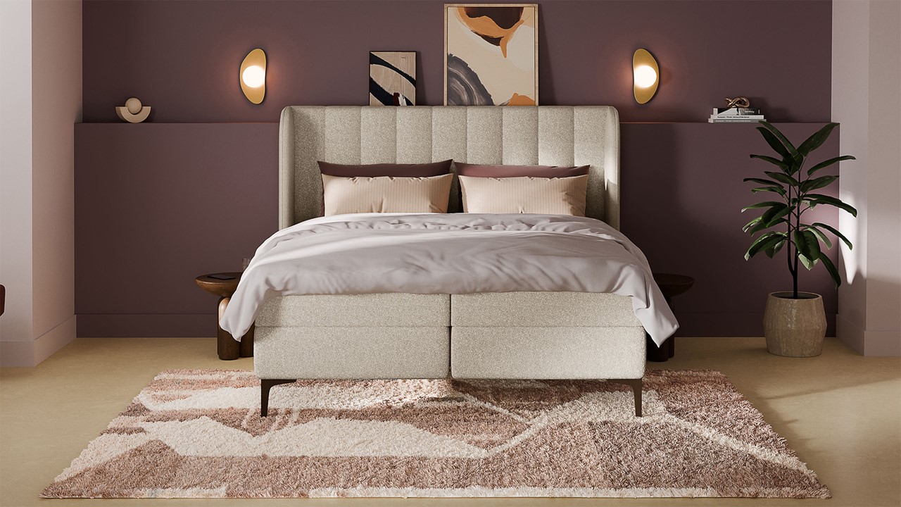 Boxspring Ivory - Pure touch natural
