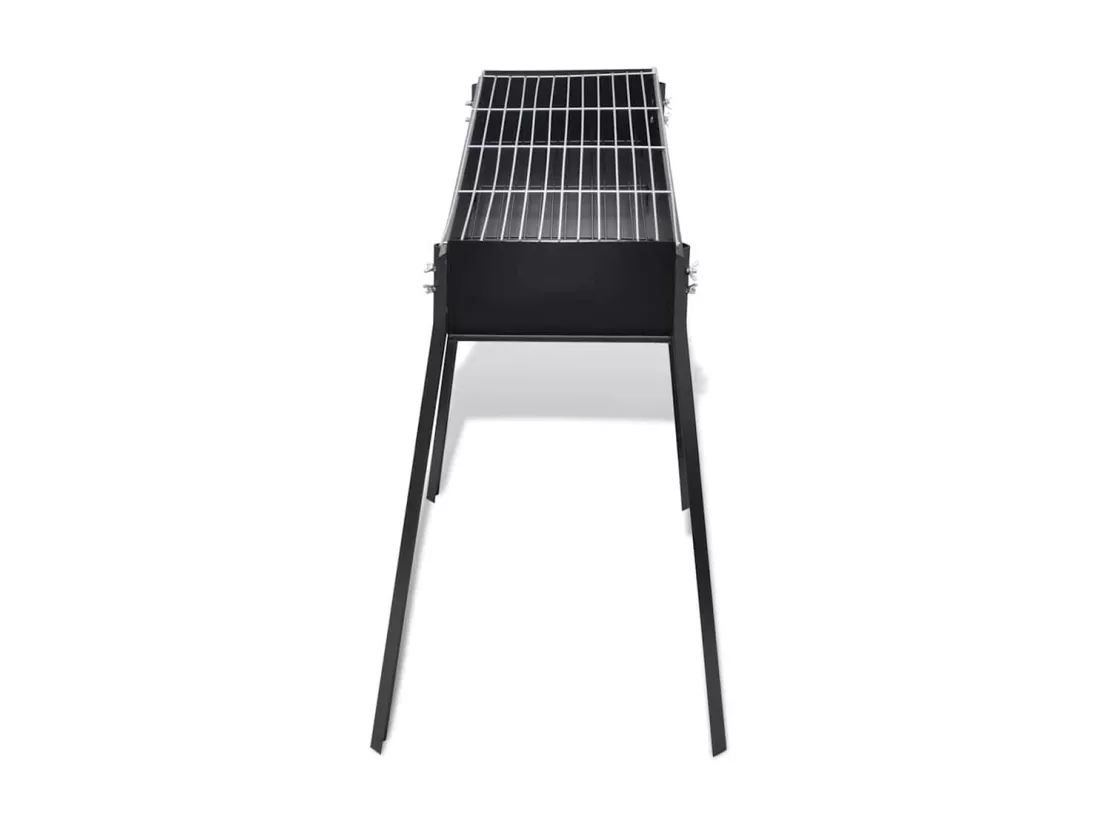Support de barbecue au charbon de bois Carré 75x28 cm