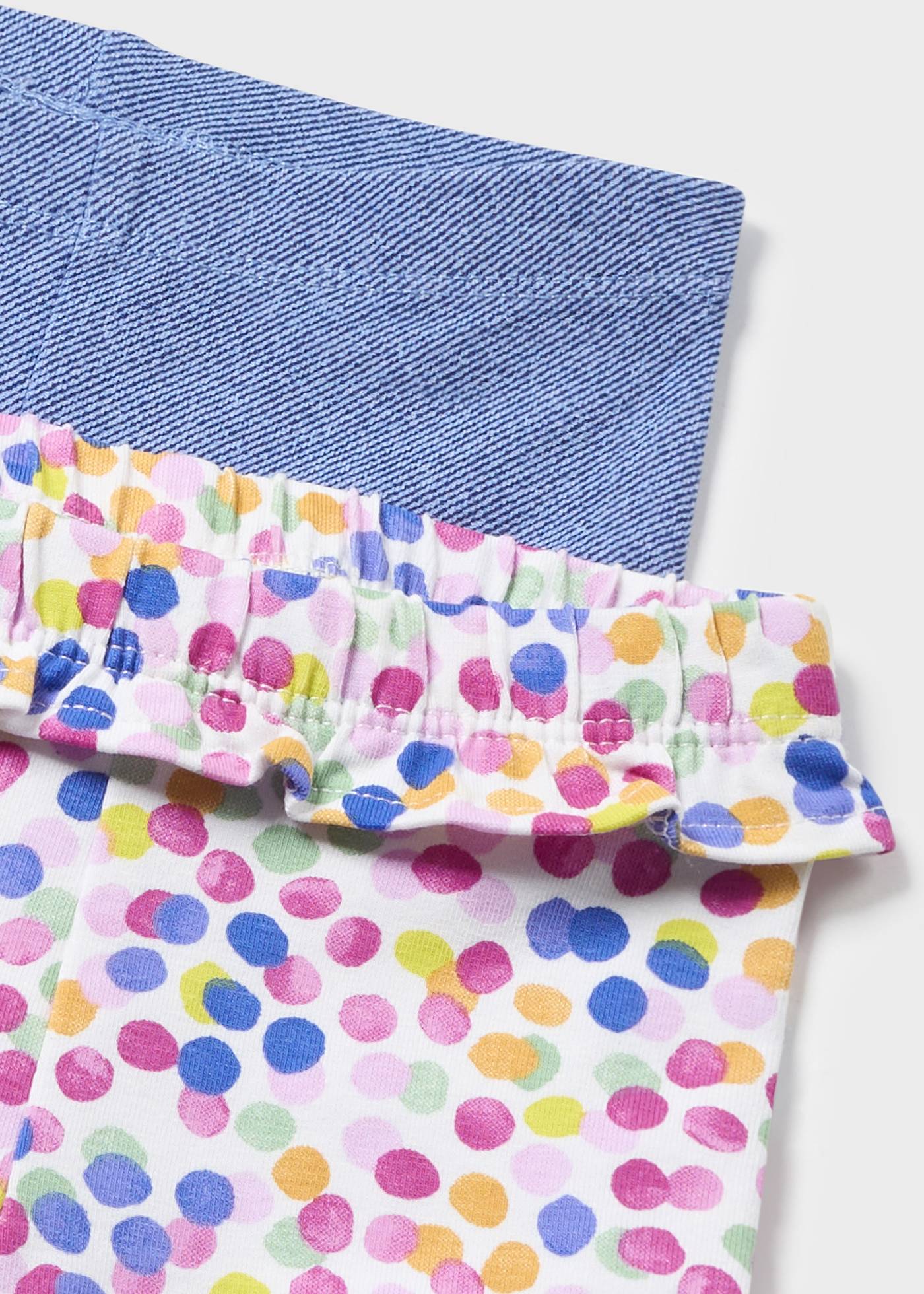 Conjunto de 2 leggings Better Cotton para recém-nascidos. Mate