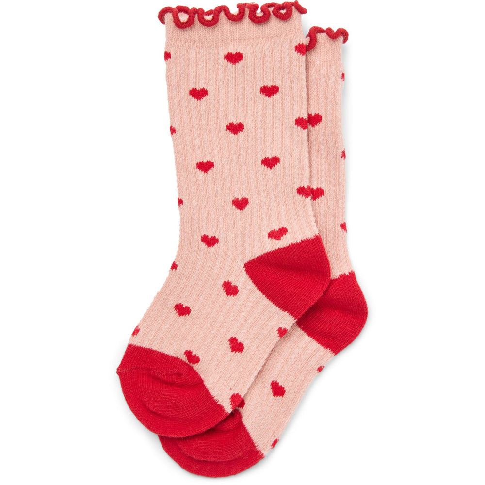 Køb Flöss Pointelle Berry 2-pack Vigga Strømper 2-pack
