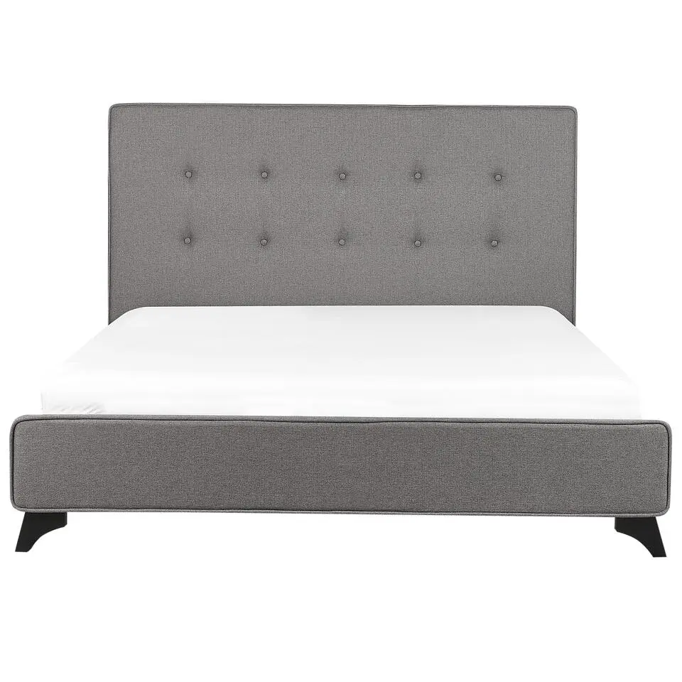 AMBASSADOR - Tweepersoonsbed - Grijs - 140 x 200 cm - Polyester