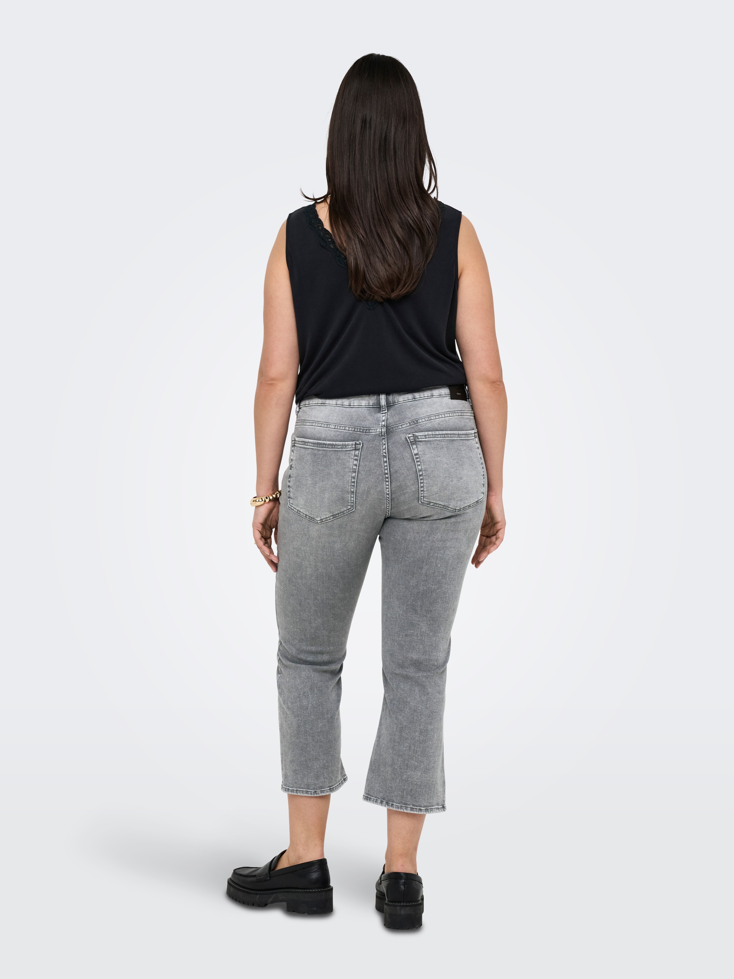 ONLY CARMAKOMA 7/8-Jeans »CARWILLY REG SK CROPPED FLARE DNM TAI01«