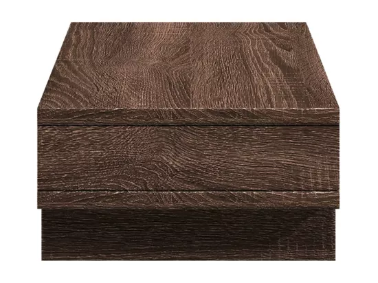 Support de moniteur chêne marron 50x27x15 cm bois d'ingénierie