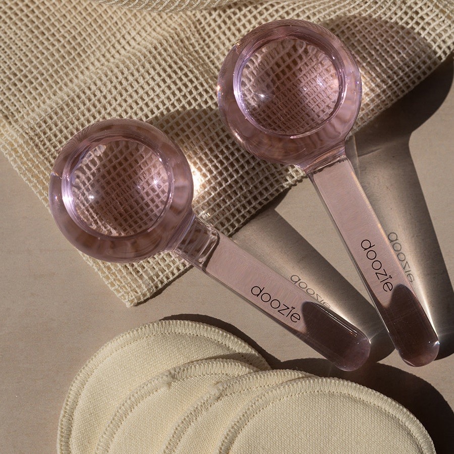 doozie - Facial Ice Globes 2-Pak Lys Pink