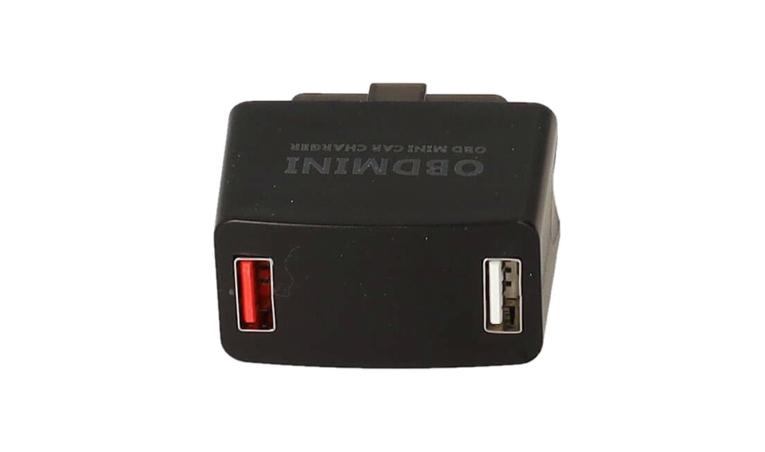 Mobiline OBD-adapter med 2 x USB-udtag
