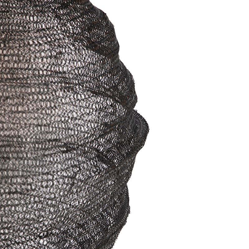 Oosterse hanglamp zwart - Nidum Gran