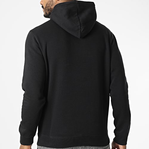 Sweat Col Zippé Capuche 217930 Noir