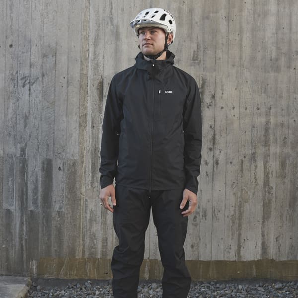 Veste vélo POC M'S MOTION RAIN JKT URANIUM BLACK
