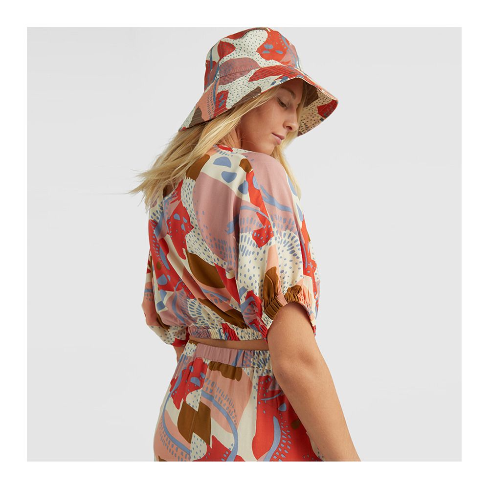 O'Neill TIDDA WOVEN - Crop top Femme patchwork print