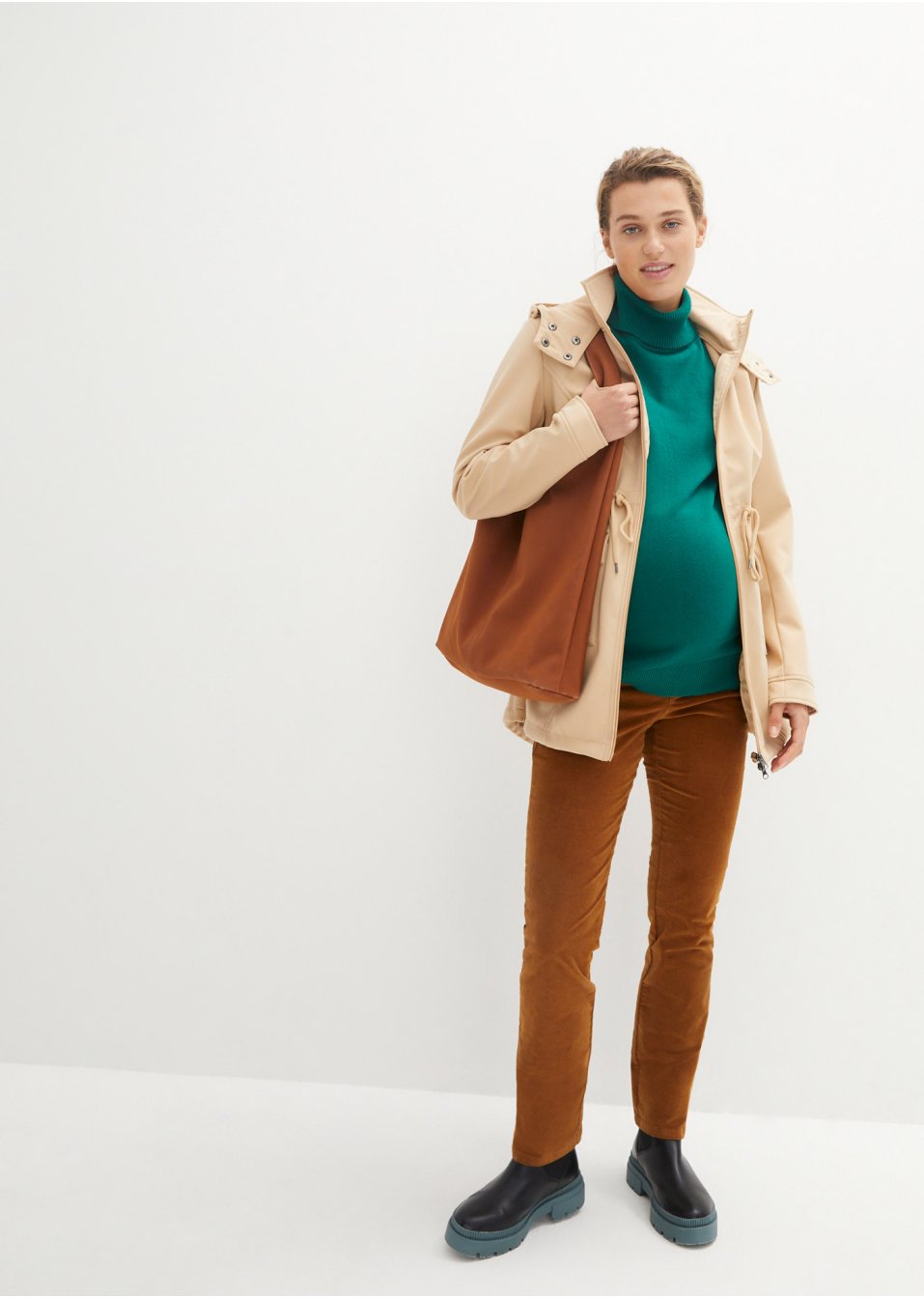 Parka de grossesse/portage softshell