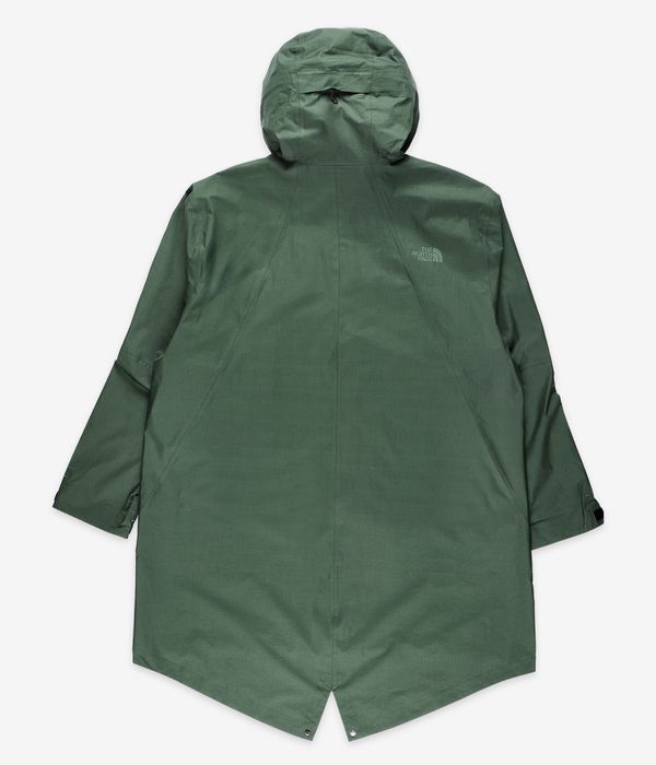 The North Face Packable Light Rain Parka Jacke (duck green)