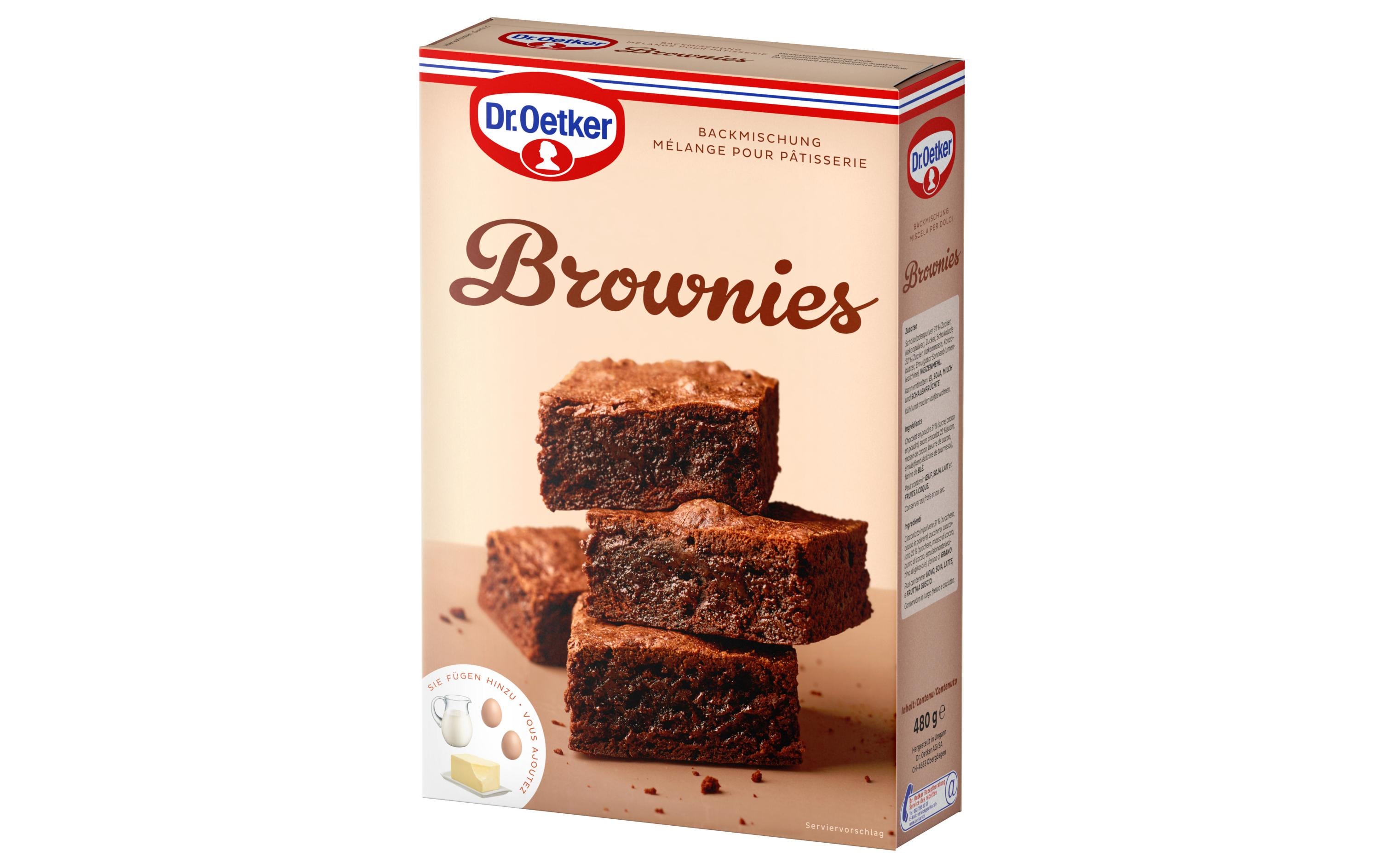 Backmischung Brownies 480 gHerrlich schokoladige Brownies