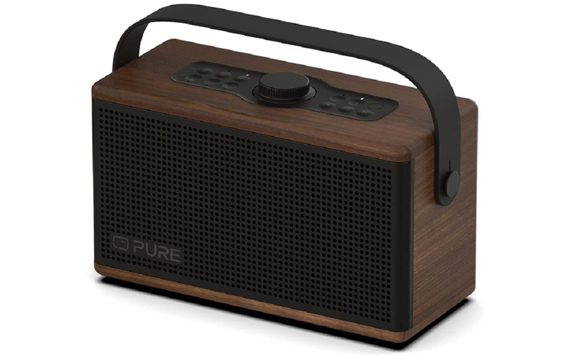 DAB+ Radio Pure Classic Aura Schwarz<br>Tragbarer Bluetooth-Lautsprecher mit integriertem DAB+ Radio