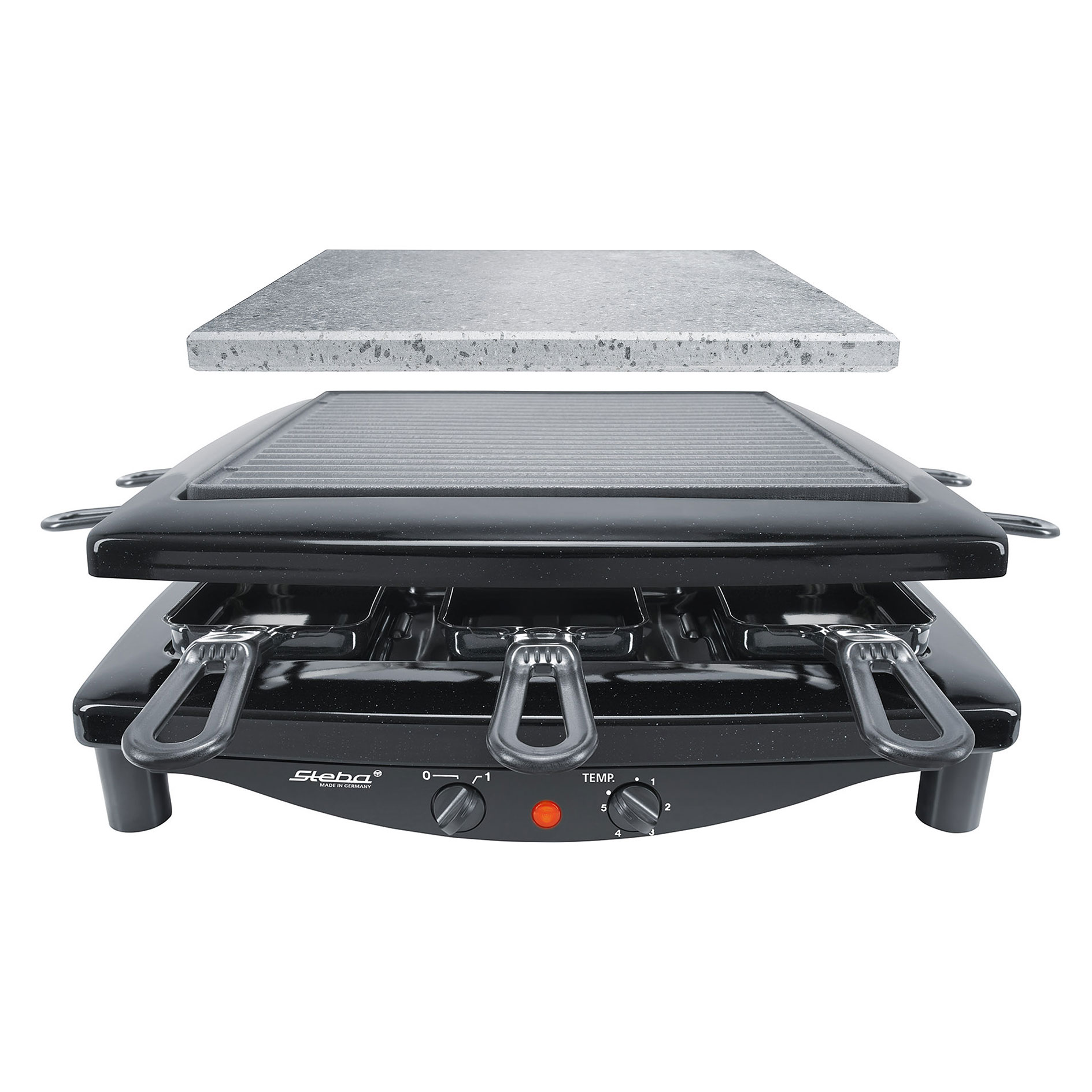 STEBA Raclette RC 3 PLUS - schwarz - 1450 Watt