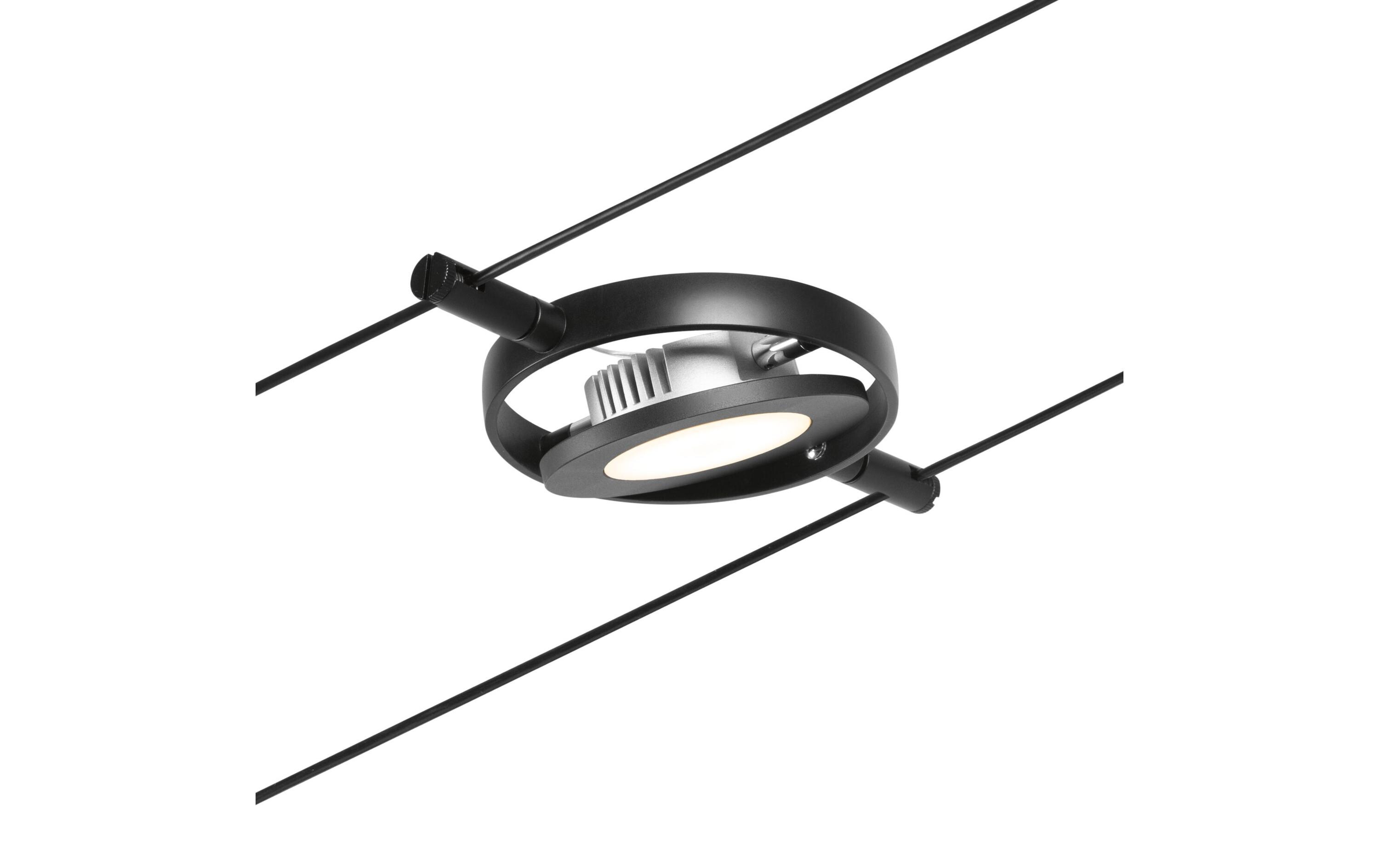 CorDuo LED Seilsystem RoundMac Basisset 5 x 200 lm<br>Schienenlichtschranke