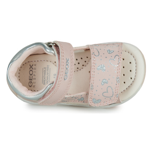 Geox - B SANDAL TAPUZ GIRL - Rose / Argenté