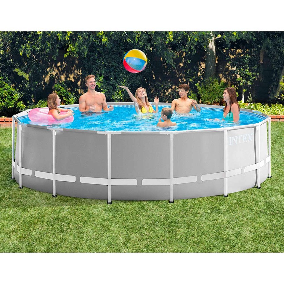 INTEX - Prism Frame Pool Set 4.57 m x 1.22 m (16.805 L)
