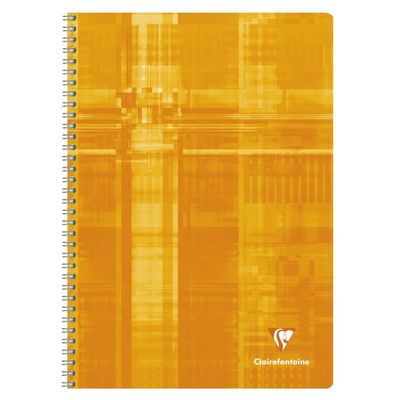 Clairefontaine - Cahier à spirale A4 (21x29,7 cm) - 100 pages - petits carreaux (5x5 mm) - disponible dans différentes couleurs