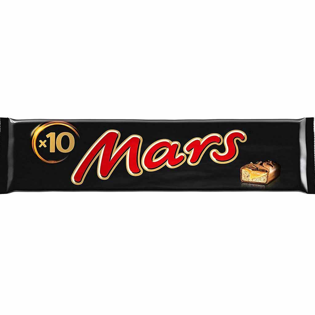 10x Mars Schokoriegel Angebot 10x45g=450g MHD:15.6.25